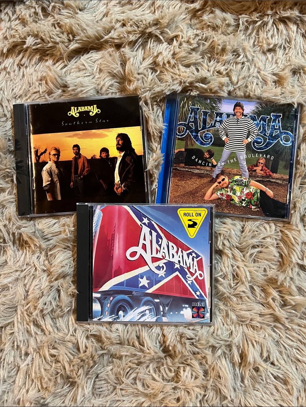 Alabama CD Collection - x3 CDs / Southern Star, Roll On, Dancin on the Boulevard